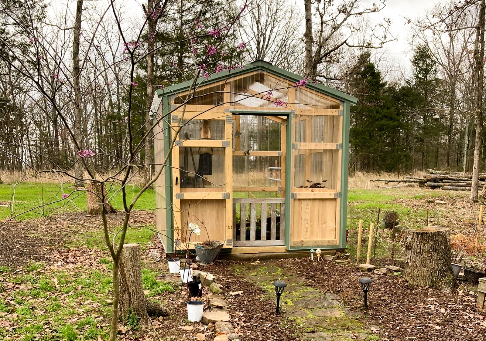 backyard greenhouse sheds 1